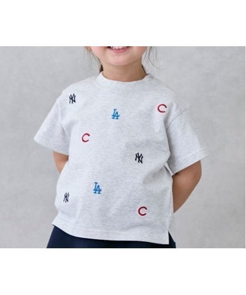 【その他のブランド/Other】の【MLB】3チーム刺しゅうTシャツ 人気、トレンドファッション・服の通販 founy(ファニー) 　ファッション　Fashion　キッズファッション　KIDS　おすすめ　Recommend　カラフル　Colorful　シンプル　Simple　デニム　Denim　ポケット　Pocket　半袖　Short Sleeve　 other-1|ID: prp329100004490320 ipo3291000000031829214