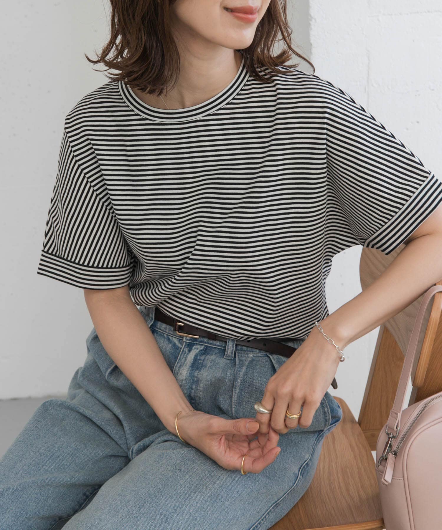 【アーバンリサーチ ドアーズ/URBAN RESEARCH DOORS】の『UR TECH』コットンロールスリーブプルオーバー インテリア・キッズ・メンズ・レディースファッション・服の通販 founy(ファニー) 　ファッション　Fashion　レディースファッション　Fashion for Women　トップス・カットソー　Cut & Sew Tops　カジュアルプルオーバー・ニットトップス　Pullovers & Knit Tops / Casual Pullovers　イエロー　Yellow　秋　Autumn　抗菌　Antibacterial, Bacteria-Resistant　シンプル　Simple, Minimal　ストレート　Straight, Straight Cut　スリーブ　Sleeve, Long Sleeve / Short Sleeve　プレーン　Plain, Simple　半袖　Short Sleeve, Half Sleeve　ワイド　Wide, Wide Fit　S/S・春夏　SS, Spring/Summer, Warm Season　夏　Summer　2025年　2025　2025春夏・S/S　Spring/Summer 2025 SS25　OFF×BLK|ID: prp329100004490403 ipo3291000000031912714