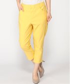 【ラナン/Ranan】の機能付美脚クロップドパンツ 人気、トレンドファッション・服の通販 founy(ファニー) ファッション Fashion レディースファッション WOMEN パンツ Pants ストレッチ Stretch 夏 Summer thumbnail イエロー|ID: prp329100004490443 ipo3291000000032340006