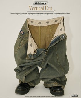 【ジャーナルスタンダード/JOURNAL STANDARD / MEN】の《追加 》DICKIES / ディッキーズ ヴァーティカルカット デニムパンツ 人気、トレンドファッション・服の通販 founy(ファニー) ファッション Fashion メンズファッション MEN ボトムス Bottoms/Men デニムパンツ Denim Pants ヴィンテージ Vintage デニム Denim ブリーチ Bleach 別注 Special Order リラックス Relax ワーク Work おすすめ Recommend エレガント 上品 Elegant |ID:prp329100004490547
