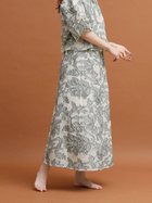 【ラシュッド/LASUD】のネットカットジャガードフレアスカート グリーン|ID: prp329100004490969 ipo3291000000031997103