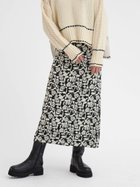 【ラシュッド/LASUD】のボタニカルフラワージャガードラメニットスカート ブラック|ID: prp329100004490987 ipo3291000000031997124