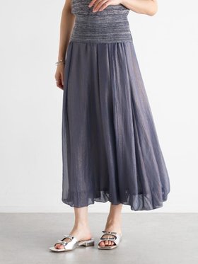 【ヴァン/Vin】のシフォンバルーンスカート 人気、トレンドファッション・服の通販 founy(ファニー) ファッション Fashion レディースファッション WOMEN スカート Skirt おすすめ Recommend カットソー Cut And Sew シフォン Chiffon バルーン Balloon 春 Spring |ID:prp329100004491070