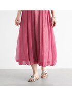【ヴァン/Vin】のシフォンバルーンスカート 人気、トレンドファッション・服の通販 founy(ファニー) ファッション Fashion レディースファッション WOMEN スカート Skirt おすすめ Recommend カットソー Cut And Sew シフォン Chiffon バルーン Balloon 春 Spring thumbnail ダークピンク|ID: prp329100004491070 ipo3291000000031997133