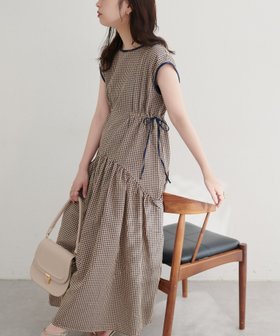 【ナチュラルクチュール/natural couture】のドロストデザインチェック柄ワンピース 人気、トレンドファッション・服の通販 founy(ファニー) ファッション Fashion レディースファッション Fashion for Women ワンピース Dresses エアリー Airy Texture カーディガン Cardigan, Knitwear ギャザー Gathered, Ruffled シアー Sheer, See-Through ジャケット Jacket, Outerwear チェック Check, Plaid, Tartan トレンド Trend, Trending Now ノースリーブ Sleeveless, No-Sleeve 羽織 Haori, Light Jacket リゾート Resort, Vacation Style リネン Linen, Linen Fabric おすすめ Recommended / Our Picks 夏 Summer エレガント 上品 Elegant 2025年 2025 2025春夏・S/S Spring/Summer 2025 SS25 |ID:prp329100004491375