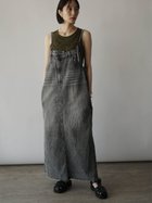 【ラシュッド/LASUD】のアシメフロントデニムジャンパースカート(light gray) ライトグレー|ID: prp329100004491416 ipo3291000000031919843