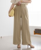 【エルーラ/Elura】のリネンコンワイドパンツ/316564 モカ56|ID: prp329100004491486 ipo3291000000031993066