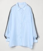 【ジーナシス/JEANASiS】のシアーラインシャツ 人気、トレンドファッション・服の通販 founy(ファニー) ファッション Fashion レディースファッション WOMEN トップス・カットソー Tops/Tshirt シャツ/ブラウス Shirts/Blouses おすすめ Recommend シアー Sheer シンプル Simple デニム Denim フレア Flare ボトム Bottom ワイド Wide ワーク Work 羽織 Haori thumbnail ブルー|ID: prp329100004491602 ipo3291000000031799618