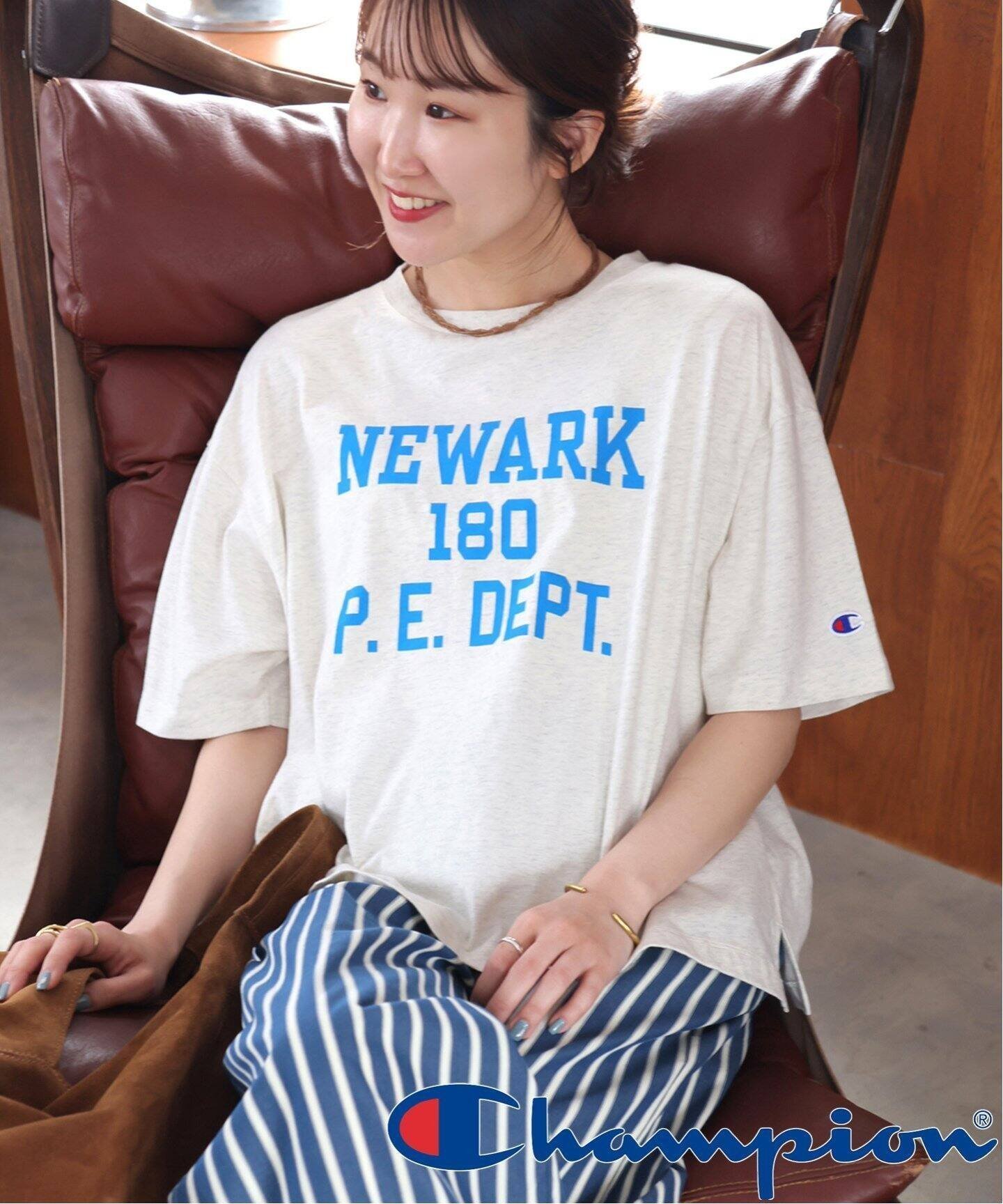 【ジャーナルスタンダード レリューム/JOURNAL STANDARD relume】の別注【Champion/チャンピオン】26/s Jersey Tee Tシャツ インテリア・キッズ・メンズ・レディースファッション・服の通販 founy(ファニー) 　ファッション　Fashion　レディースファッション　WOMEN　トップス・カットソー　Tops/Tshirt　シャツ/ブラウス　Shirts/Blouses　ロング / Tシャツ　T-Shirts　カラフル　Colorful　グラフィック　Graphic　スポーツ　Sports　ニューヨーク　New York　別注　Special Order　ワイド　Wide　おすすめ　Recommend　2025年　2025　2025春夏・S/S　Ss,Spring/Summer,2025　ナチュラル|ID: prp329100004491684 ipo3291000000032307351