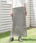【グローバルワーク/GLOBAL WORK】のメッシュ編みラメIラインスカート/143961 シルバーラメ12|ID: prp329100004491818 ipo3291000000031956090