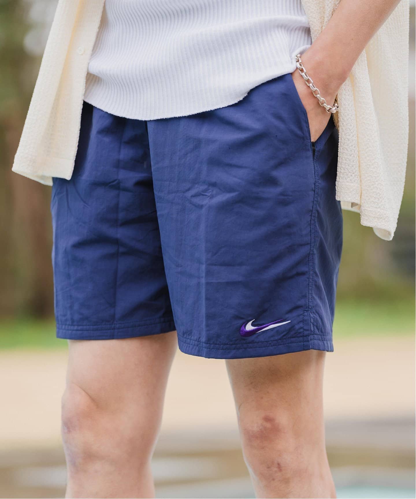 【エディフィス/EDIFICE / MEN】の《WEB限定》NIKE SWIM (ナイキ スイム) Exclusive ボレーショーツ インテリア・キッズ・メンズ・レディースファッション・服の通販 founy(ファニー) 　ファッション　Fashion　メンズファッション　MEN　ショーツ　Shorts　ネイビー|ID: prp329100004491938 ipo3291000000031763772