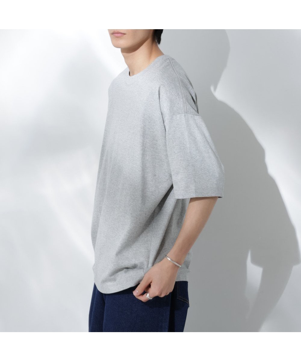 【ナノ ユニバース/nano universe / MEN】のAnti Soaked 汗染み防止 クルーネック ビッグシルエットTシャツ インテリア・キッズ・メンズ・レディースファッション・服の通販 founy(ファニー) 　ファッション　Fashion　メンズファッション　Fashion for Men　今季　This Season, Current Season　吸水　Absorbent, Quick-Dry　定番　Standard, Basic Item　ビッグ　Big, Oversized　メンズ　Men's, Menswear　レギュラー　Regular, Standard Fit　エレガント 上品　Elegant　2025年　2025　2025春夏・S/S　Spring/Summer 2025 SS25　トップグレー4|ID: prp329100004492006 ipo3291000000032764142