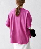 【シップス フォー ウィメン/SHIPS】のSHIPS any 多機能/洗濯機可能 ラウンドヘム クルーネック ビッグ TEE ピンク|ID: prp329100004492083 ipo3291000000031957405
