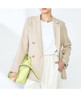 【ノーリーズ/NOLLEY'S】の《セットアップ対応》ウォッシャブル高機能麻調ダブルジャケット 人気、トレンドファッション・服の通販 founy(ファニー) ファッション Fashion レディースファッション WOMEN アウター Coat Outerwear ジャケット Jackets 2025年 2025 2025春夏・S/S Ss,Spring/Summer,2025 おすすめ Recommend ウォッシャブル Washable ジャケット Jacket ストレッチ Stretch セットアップ Set Up ダブル Double 人気 Popularity 定番 Standard |ID:prp329100004492148