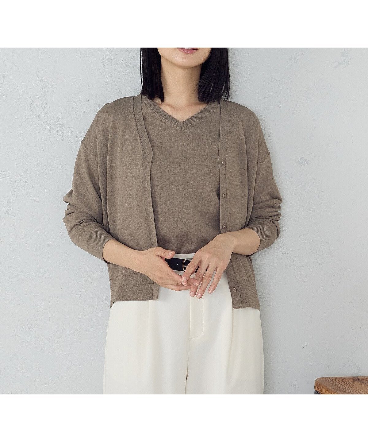 【コムサイズム/COMME CA ISM】の【ウォッシャブル・UVカット】ベーシック カーディガン インテリア・キッズ・メンズ・レディースファッション・服の通販 founy(ファニー) 　ファッション　Fashion　レディースファッション　WOMEN　トップス・カットソー　Tops/Tshirt　カーディガン　Cardigans　おすすめ　Recommend　アンサンブル　Ensemble　カーディガン　Cardigan　タンブラー　Tumbler　ベーシック　Basic　ポケット　Pocket　夏　Summer　春　Spring　S/S・春夏　Ss・Spring/Summer　ビジネス 仕事 通勤　Business　モカブラウン|ID: prp329100004492239 ipo3291000000031991932