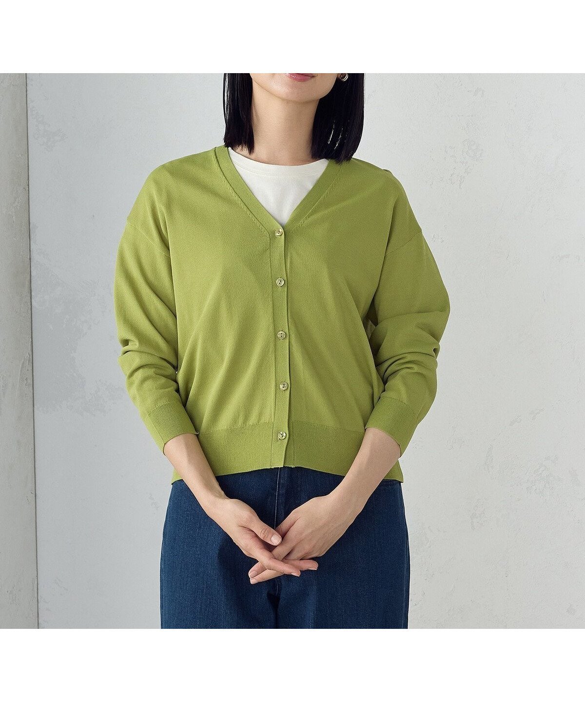 【コムサイズム/COMME CA ISM】の【ウォッシャブル・UVカット】ベーシック カーディガン インテリア・キッズ・メンズ・レディースファッション・服の通販 founy(ファニー) 　ファッション　Fashion　レディースファッション　WOMEN　トップス・カットソー　Tops/Tshirt　カーディガン　Cardigans　おすすめ　Recommend　アンサンブル　Ensemble　カーディガン　Cardigan　タンブラー　Tumbler　ベーシック　Basic　ポケット　Pocket　夏　Summer　春　Spring　S/S・春夏　Ss・Spring/Summer　ビジネス 仕事 通勤　Business　グリーン|ID: prp329100004492239 ipo3291000000031991935