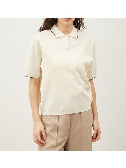 【ミラオーウェン/Mila Owen】のフォルムスリーブポロニット 人気、トレンドファッション・服の通販 founy(ファニー) 　雑誌掲載アイテム　Magazine Items　ファッション雑誌　Fashion Magazines　ヴェリィ　VERY　ファッション　Fashion　レディースファッション　WOMEN　トップス・カットソー　Tops/Tshirt　ニット　Knit Tops　ウォッシャブル　Washable　春　Spring　5月号　May Issue　シンプル　Simple　雑誌　Magazine　トレンド　Trend　フォルム　Form　おすすめ　Recommend　 other-1|ID: prp329100004492248 ipo3291000000031670739