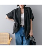 【ディスコート/Discoat】のリネンライク半袖シャツジャケット《WEB限定カラーあり》 チャコールグレー|ID: prp329100004492250 ipo3291000000032621967