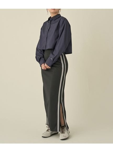 【エミ/emmi】のeco ジャージースカート インテリア・キッズ・メンズ・レディースファッション・服の通販 founy(ファニー) 　ファッション　Fashion　レディースファッション　WOMEN　スカート　Skirt　ジップ　Zip　ジャージー　Jersey　ストレッチ　Stretch　スリット　Slit　ポケット　Pocket　メッシュ　Mesh　吸水　Water Absorption　BLK[009]|ID: prp329100004492537 ipo3291000000031675420