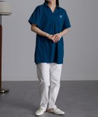 【ラナン/Ranan】のFILA 鹿の子チュニックポロシャツ ブルーグリーン|ID: prp329100004492545 ipo3291000000031995243