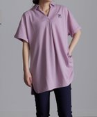 【ラナン/Ranan】のFILA 鹿の子チュニックポロシャツ ラベンダー|ID: prp329100004492545 ipo3291000000031995256