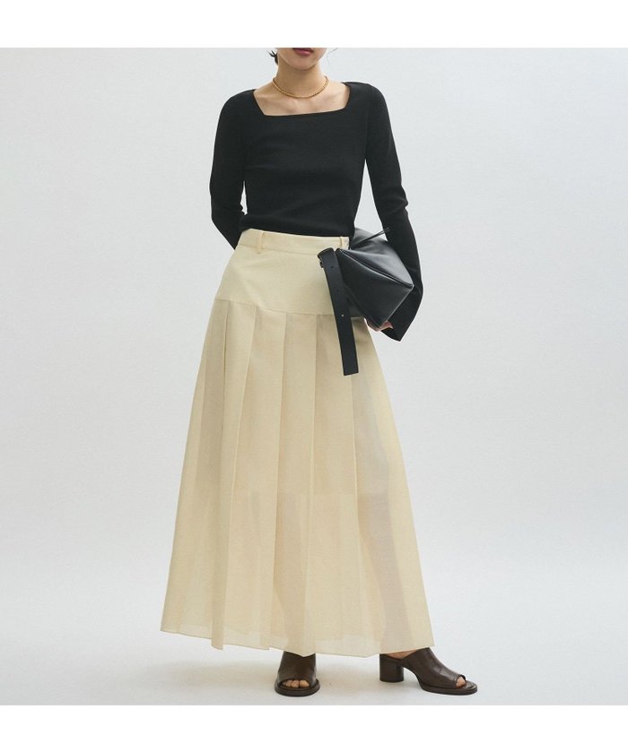 【アダム エ ロペ/ADAM ET ROPE'】のシアーオーガンジープリーツスカート インテリア・キッズ・メンズ・レディースファッション・服の通販 founy(ファニー) https://founy.com/ ファッション Fashion レディースファッション WOMEN スカート Skirt プリーツスカート Pleated Skirts オーガンジー Organdy 春 Spring クロップド Cropped コンパクト Compact 軽量 Lightweight フォルム Form プリーツ Pleats ボトム Bottom ヨーク Yoke S/S・春夏 Ss・Spring/Summer おすすめ Recommend 夏 Summer 2025年 2025 2025春夏・S/S Ss,Spring/Summer,2025 |ID: prp329100004492552 ipo3291000000031995324