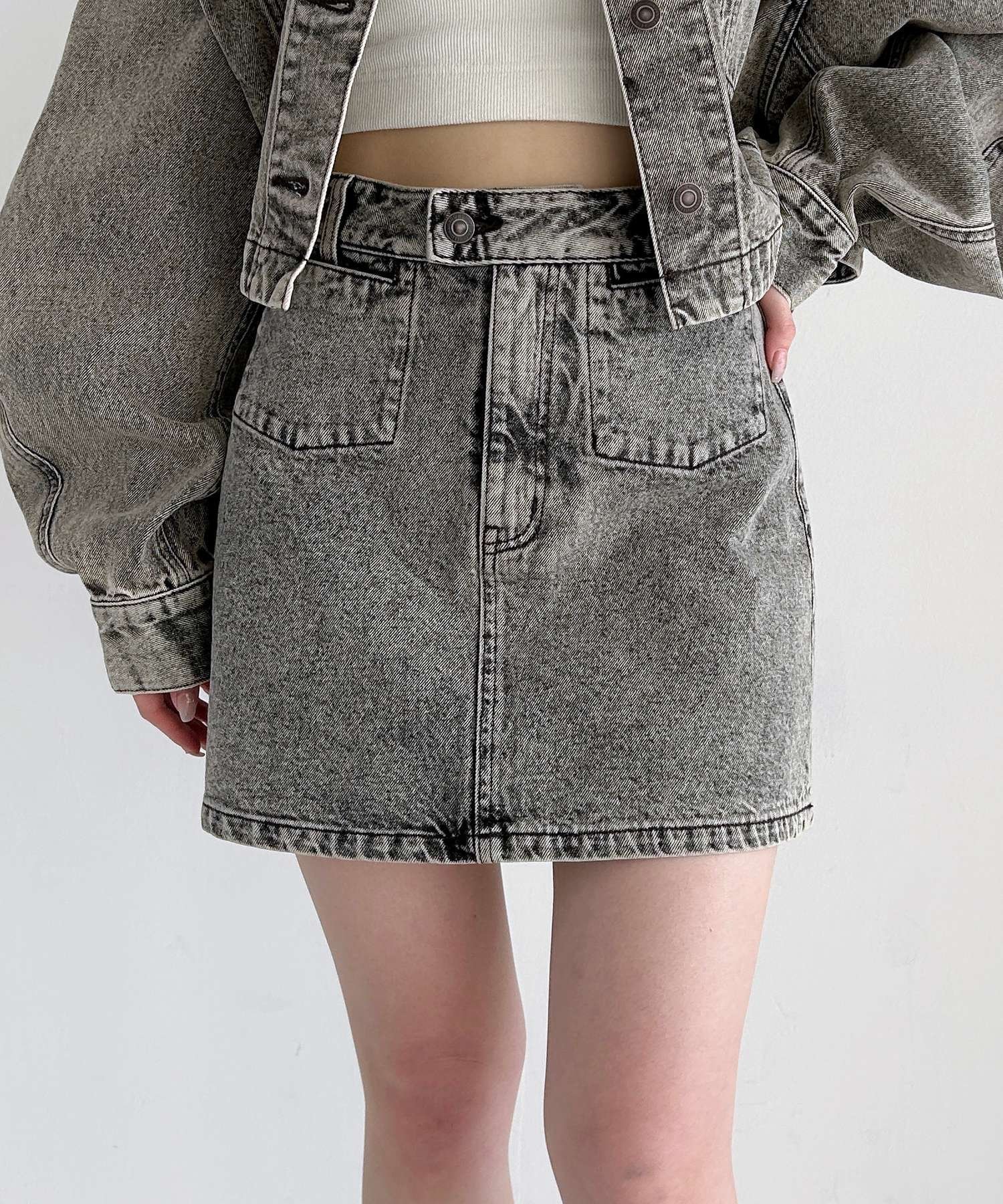 【ヘザー/Heather】のDenim ポケットミニスカート 人気、トレンドファッション・服の通販 founy(ファニー) 　ファッション　Fashion　レディースファッション　WOMEN　スカート　Skirt　ミニスカート　Mini Skirts　スウェット　Sweat　デニム　Denim　ポケット　Pocket　ミニスカート　Mini Skirt　人気　Popularity　今季　This Season　定番　Standard　 other-1|ID: prp329100004492707 ipo3291000000031748890