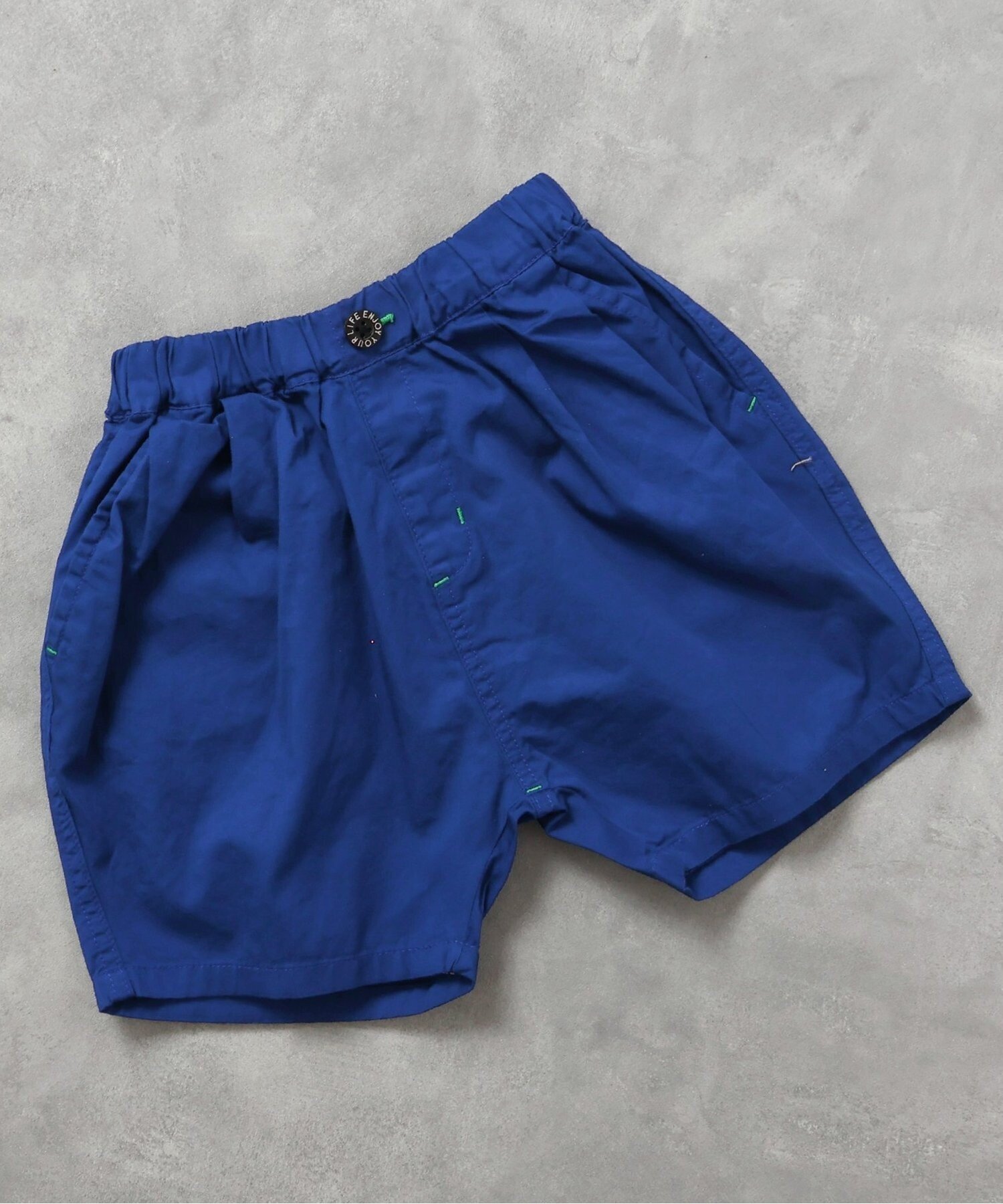 【その他のブランド/Other】のツータックハーフパンツ 5分丈 インテリア・キッズ・メンズ・レディースファッション・服の通販 founy(ファニー) 　ファッション　Fashion　キッズファッション　KIDS　ボトムス　Bottoms/Kids　おすすめ　Recommend　デニム　Denim　ボトム　Bottom　夏　Summer　定番　Standard　ブルー|ID: prp329100004492766 ipo3291000000031980821