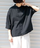 【アーバンリサーチ ドアーズ/URBAN RESEARCH DOORS】のFORK SPOON ギボシコクーンショートスリーブシャツ BLACK|ID:prp329100004492796