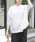 【アーバンリサーチ ドアーズ/URBAN RESEARCH DOORS】のFORK SPOON ギボシコクーンショートスリーブシャツ BEIGE.ST|ID:prp329100004492796