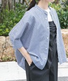 【アーバンリサーチ ドアーズ/URBAN RESEARCH DOORS】のFORK SPOON ギボシコクーンショートスリーブシャツ BLUE.ST|ID:prp329100004492796