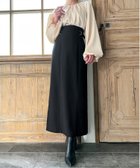 【ジュノア/JUNOAH】のサイトベルトロングタイトスカート ブラック|ID: prp329100004492803 ipo3291000000031955483