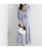 【プロポーション ボディドレッシング/PROPORTION BODY DRESSING】のバイカラーアンサンブルニットワンピース ブルー×ホワイト|ID: prp329100004493685 ipo3291000000032191445