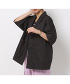 【ベイフロー/BAYFLOW】の【HEREIAM】ルーズフィットジャケット 人気、トレンドファッション・服の通販 founy(ファニー) ファッション Fashion レディースファッション WOMEN アウター Coat Outerwear ジャケット Jackets ストレッチ Stretch スリーブ Sleeve ハーフ Half ミックス Mix リラックス Relax 半袖 Short Sleeve 夏 Summer thumbnail ブラック19|ID: prp329100004493697 ipo3291000000031752217