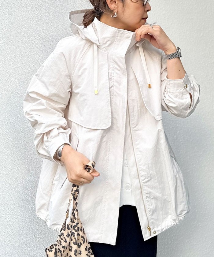 【ノーリーズ/NOLLEY'S】のミニリップストップミドルコート インテリア・キッズ・メンズ・レディースファッション・服の通販 founy(ファニー) https://founy.com/ ファッション Fashion レディースファッション WOMEN アウター Coat Outerwear コート Coats 2025年 2025 2025春夏・S/S Ss,Spring/Summer,2025 おすすめ Recommend ショート Short ドローコード Draw Cord エレガント 上品 Elegant 春 Spring 軽量 Lightweight |ID: prp329100004493927 ipo3291000000031992553