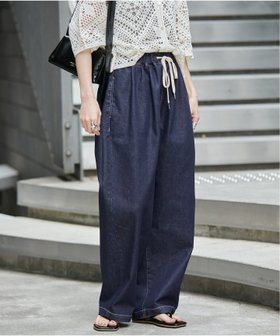 【ジャーナルスタンダード/JOURNAL STANDARD】の【接触冷感】アイシーリラックスデニム 人気、トレンドファッション・服の通販 founy(ファニー) ファッション Fashion レディースファッション WOMEN 2025年 2025 2025春夏・S/S Ss,Spring/Summer,2025 ギャザー Gather シンプル Simple デニム Denim パターン Pattern リラックス Relax ワイド Wide 夏 Summer |ID:prp329100004493943