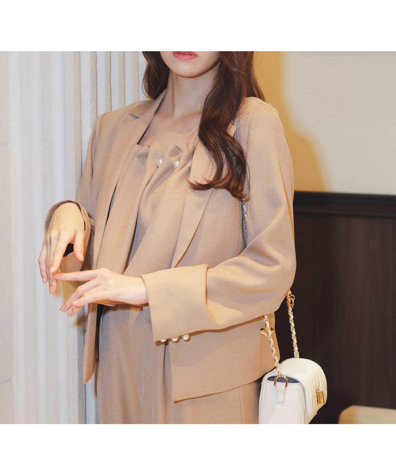 【ノエラ/Noela】のアシメテーラードジャケット インテリア・キッズ・メンズ・レディースファッション・服の通販 founy(ファニー) 　ファッション　Fashion　レディースファッション　WOMEN　アウター　Coat Outerwear　ジャケット　Jackets　テーラードジャケット　Tailored Jackets　ジャケット　Jacket　トレンド　Trend　ポケット　Pocket　春　Spring　チャ|ID: prp329100004494026 ipo3291000000031733924