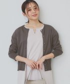 【インデックス/INDEX】の《7color/XS-LLsize》ビジューボタンニットカーディガン【洗濯機洗い可/抗ピル/接触冷感】 人気、トレンドファッション・服の通販 founy(ファニー) ファッション Fashion レディースファッション WOMEN トップス・カットソー Tops/Tshirt ニット Knit Tops カーディガン Cardigans インナー Inner 洗える Washable カーディガン Cardigan シアー Sheer 定番 Standard ベーシック Basic おすすめ Recommend 夏 Summer エレガント 上品 Elegant thumbnail チャコールグレー|ID: prp329100004494351 ipo3291000000031995594
