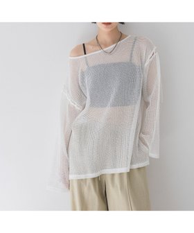 【ジーナシス/JEANASiS】のレースアップメッシュプルオーバー 人気、トレンドファッション・服の通販 founy(ファニー) ファッション Fashion レディースファッション WOMEN トップス・カットソー Tops/Tshirt プルオーバー Pullover おすすめ Recommend カットソー Cut And Sew キャミソール Camisole ショルダー Shoulder スラックス Slacks デコルテ Decolletage トレンド Trend フェミニン Feminine メッシュ Mesh レース Race 夏 Summer |ID:prp329100004494610