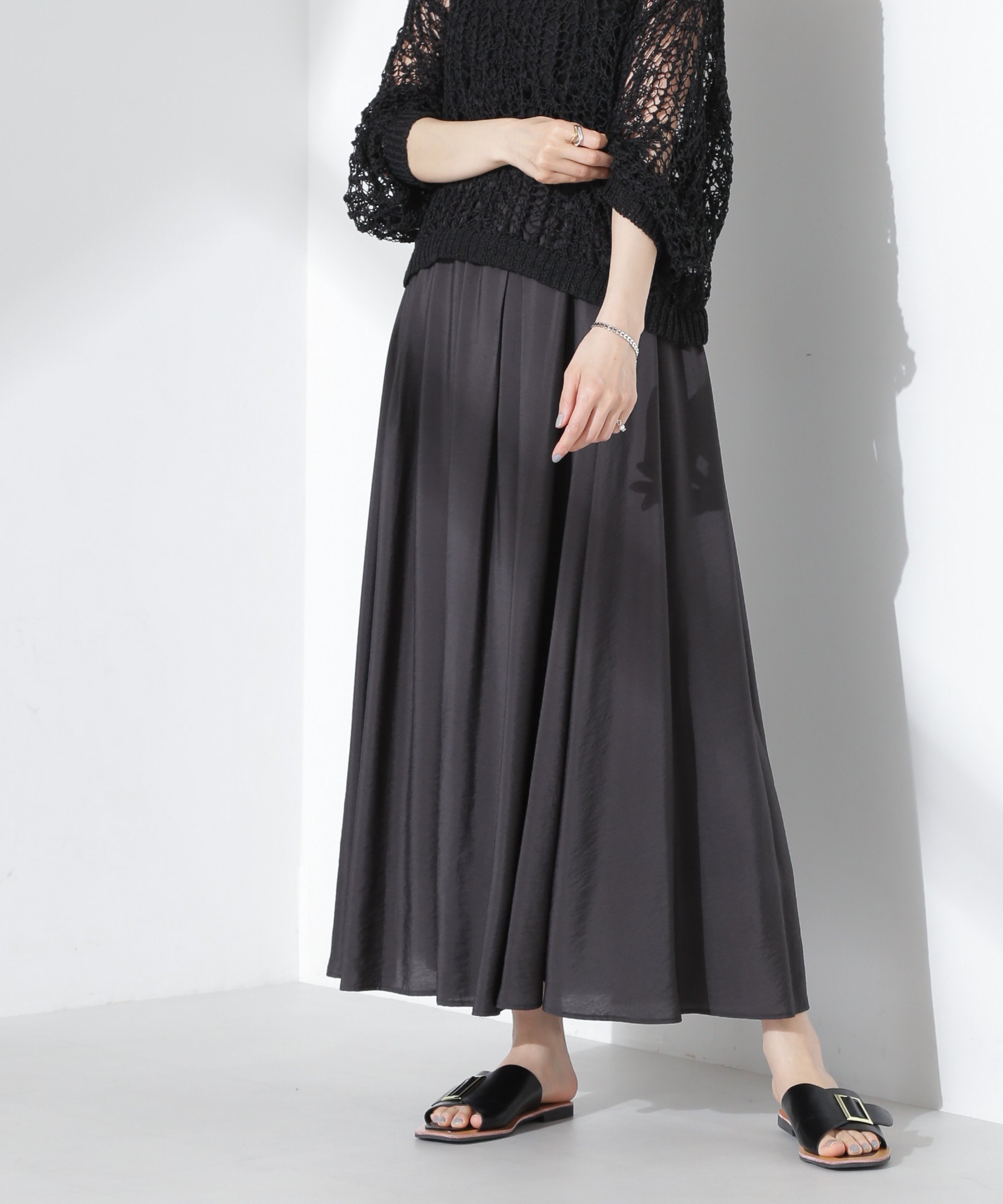 【ナノ ユニバース/nano universe】のシアーボリュームスカート 人気、トレンドファッション・服の通販 founy(ファニー) 　ファッション　Fashion　レディースファッション　WOMEN　スカート　Skirt　ウォッシャブル　Washable　ギャザー　Gather　コンパクト　Compact　シアー　Sheer　シンプル　Simple　セットアップ　Set Up　トレンド　Trend　ビスチェ　Bustier　フレア　Flare　ベーシック　Basic　おすすめ　Recommend　2025年　2025　2025春夏・S/S　Ss,Spring/Summer,2025　 other-1|ID: prp329100004494994 ipo3291000000031701804