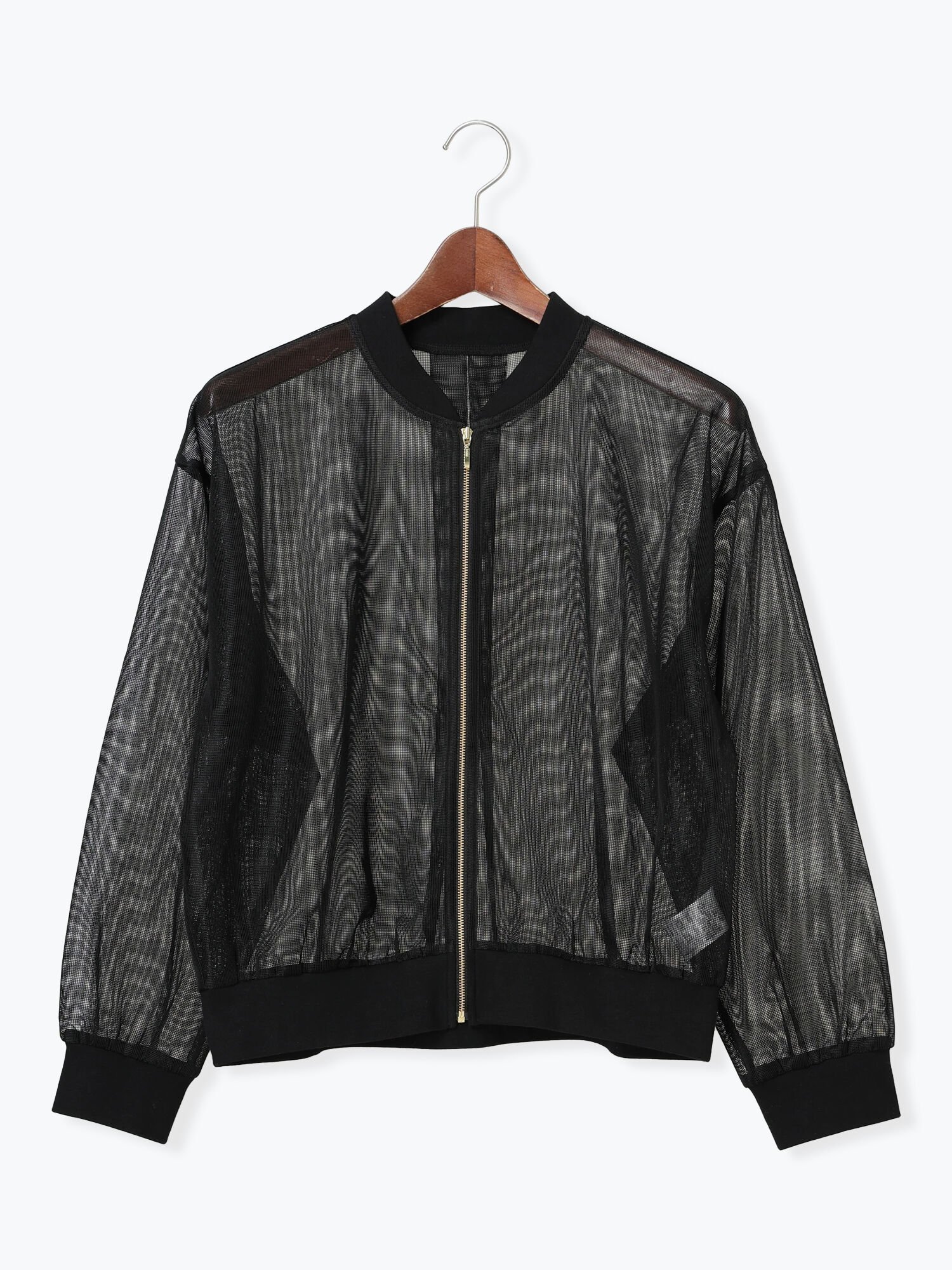 【テチチ/Te chichi】のメッシュブルゾン インテリア・キッズ・メンズ・レディースファッション・服の通販 founy(ファニー) 　ファッション　Fashion　レディースファッション　WOMEN　アウター　Coat Outerwear　ブルゾン　Blouson/Jackets　シアー　Sheer　シンプル　Simple　トレンド　Trend　バランス　Balance　ブルゾン　Blouson　メッシュ　Mesh　ブラック|ID: prp329100004495077 ipo3291000000031745950