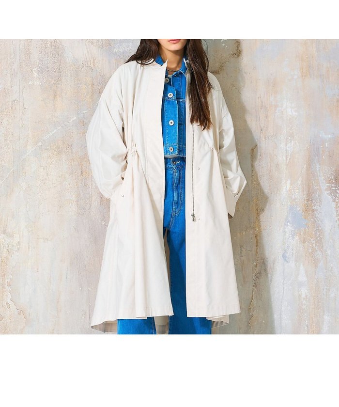 【カリテ/qualite】のエアリーライトツイルコート インテリア・キッズ・メンズ・レディースファッション・服の通販 founy(ファニー) https://founy.com/ ファッション Fashion レディースファッション Fashion for Women アウター Coat / Outerwear Collection コート・ロングコート・ピーコート Long Coats, Peacoats & More エレガント 上品 Elegant シンプル Simple, Minimal デニム Denim, Jeans Material バランス Balance, Style Balance ワイド Wide, Wide Fit 人気 Popular, Best Seller |ID: prp329100004495237 ipo3291000000032988489