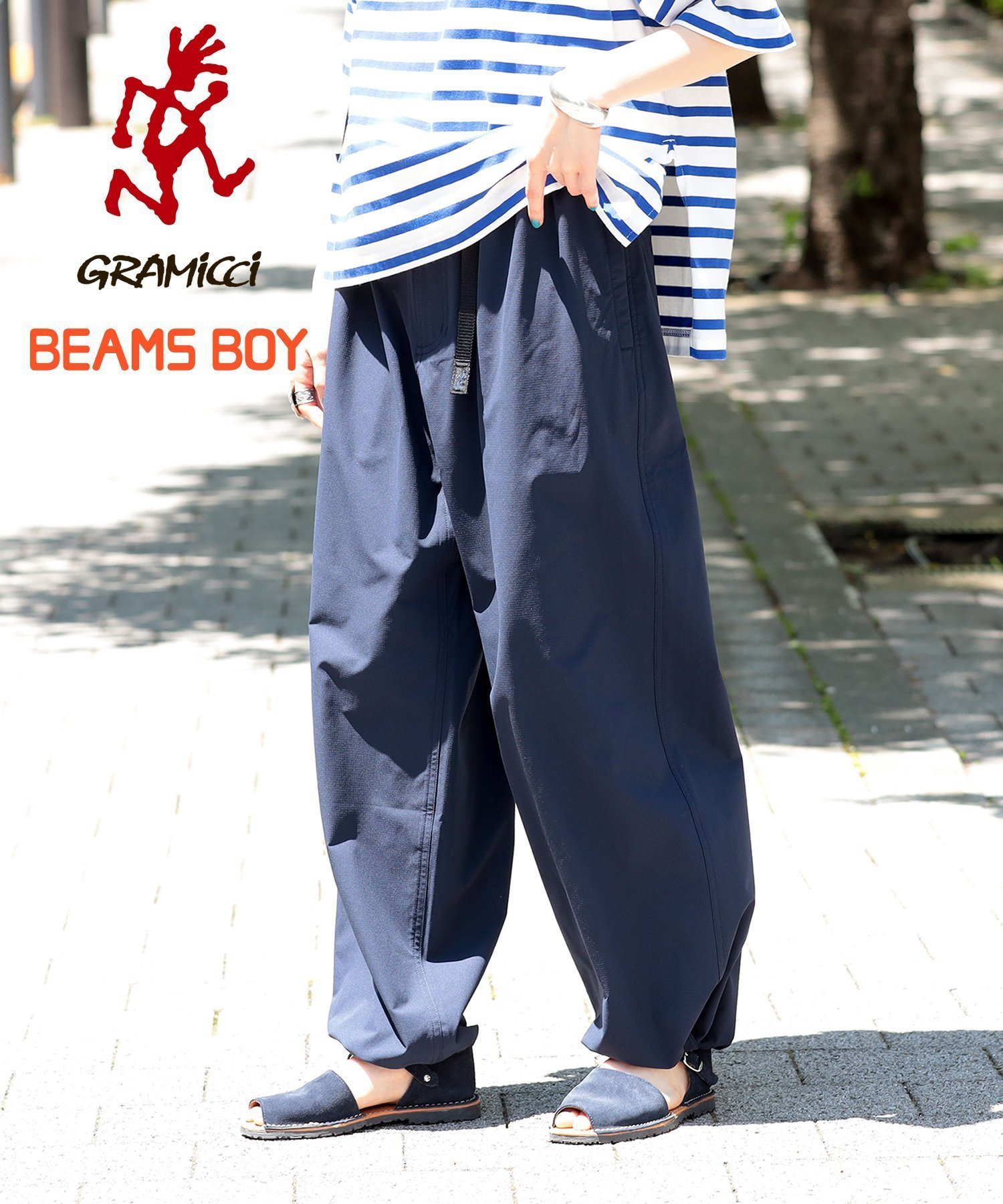 【ビームス ウイメン/BEAMS】の【7/3新規値下げ】【別注】Gramicci / イージー パンツ スポーツミックス インテリア・キッズ・メンズ・レディースファッション・服の通販 founy(ファニー) 　ファッション　Fashion　レディースファッション　Fashion for Women　パンツ　Pants & Trousers　おすすめ　Recommended / Our Picks　アウトドア　Outdoor Clothing　シューズ　Shoes, Footwear　スポーツ　Sports, Activewear　トレンド　Trend, Trending Now　ドローコード　Drawcord, Drawstring Cord　フロント　Front, Front Design　ミックス　Mix, Mixed Style　メッシュ　Mesh, Net Fabric　リップ　Lip, Lip Motif　ワイド　Wide, Wide Fit　別注　Limited Edition, Custom Order　A/W・秋冬　Autumn/Winter　軽量　Lightweight, Ultra Light　NAVY|ID: prp329100004495312 ipo3291000000032755667