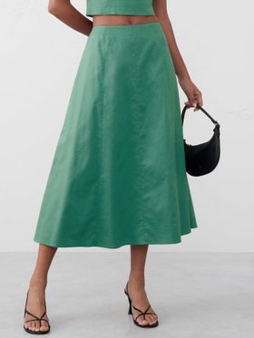 【バナナリパブリック ファクトリーストア/BANANA REPUBLIC FACTORY STORE】のBANANA REPUBLIC FACTORY STORE リネンブレンドシームドミディスカート 人気、トレンドファッション・服の通販 founy(ファニー) ファッション Fashion レディースファッション Ladies' Fashion Online スカート Skirt サンダル Sandals スニーカー Sneakers 夏 Summer 春 Spring S/S・春夏 Ss・Spring/Summer |ID:prp329100004495367