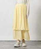 【ラコレ/LAKOLE】のプリーツティアードスカート 人気、トレンドファッション・服の通販 founy(ファニー) ファッション Fashion レディースファッション WOMEN スカート Skirt ティアードスカート Tiered Skirts ティアード Tiered フェミニン Feminine プリーツ Pleats thumbnail ライトイエロー|ID: prp329100004495371 ipo3291000000031996534