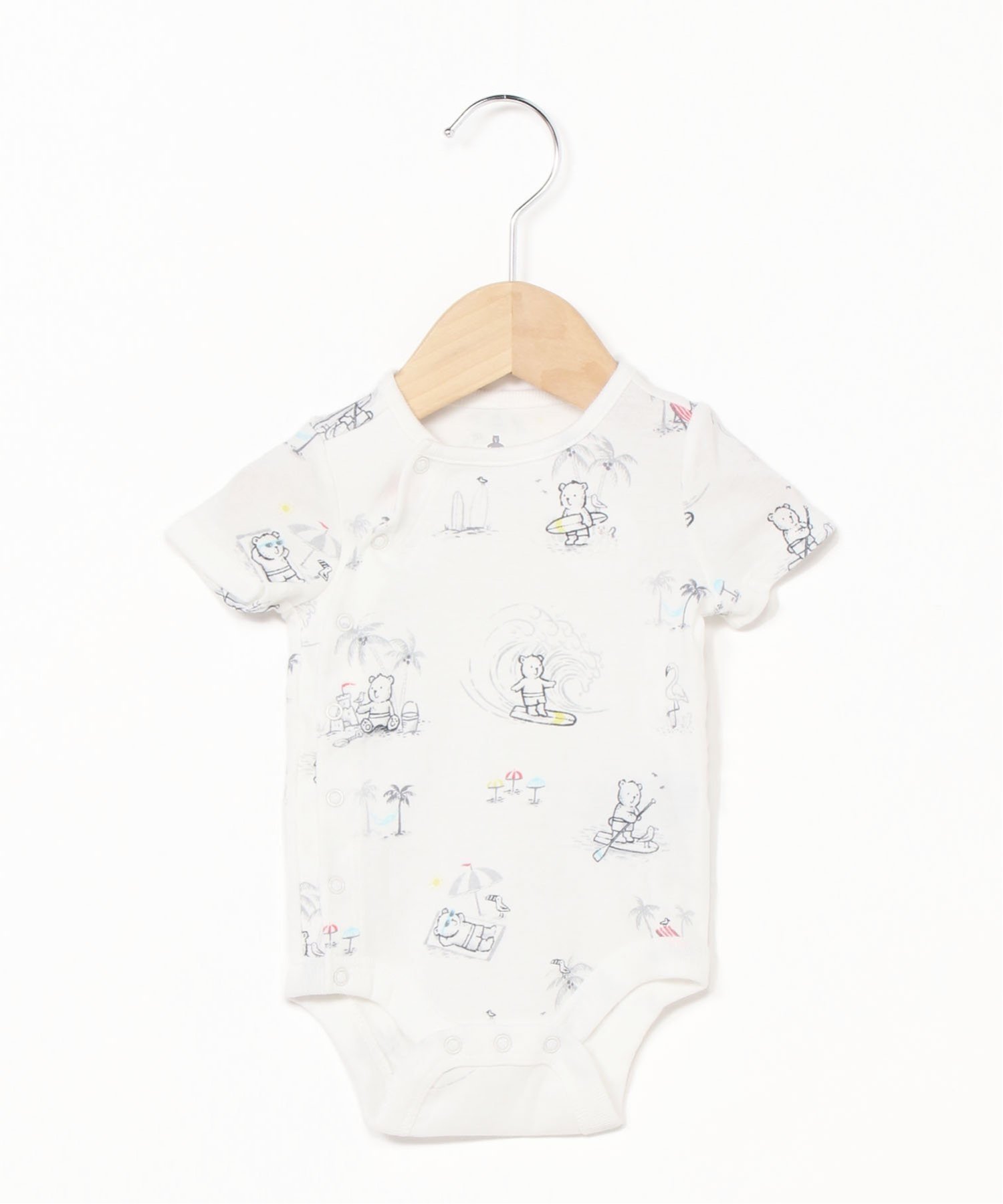 【ギャップ/GAP / KIDS】のブラナンベア ボディスーツ (ベビー) インテリア・キッズ・メンズ・レディースファッション・服の通販 founy(ファニー) 　ファッション　Fashion　キッズファッション　KIDS　グラフィック　Graphic　ストライプ　Stripe　スーツ　Suit　プリント　Print　ベビー　Baby　半袖　Short Sleeve　NEW_OFF_WHITE|ID: prp329100004495712 ipo3291000000031708085