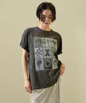 【サロン アダム エ ロペ/SALON adam et rope'】の【WEB限定】【KARL BLOSSFELDT(カールブロスフェルト)】フォトTシャツ 2 /25SS 人気、トレンドファッション・服の通販 founy(ファニー) ファッション Fashion レディースファッション WOMEN トップス・カットソー Tops/Tshirt シャツ/ブラウス Shirts/Blouses ロング / Tシャツ T-Shirts フェルト Felt フロント Front プリント Print |ID:prp329100004495795