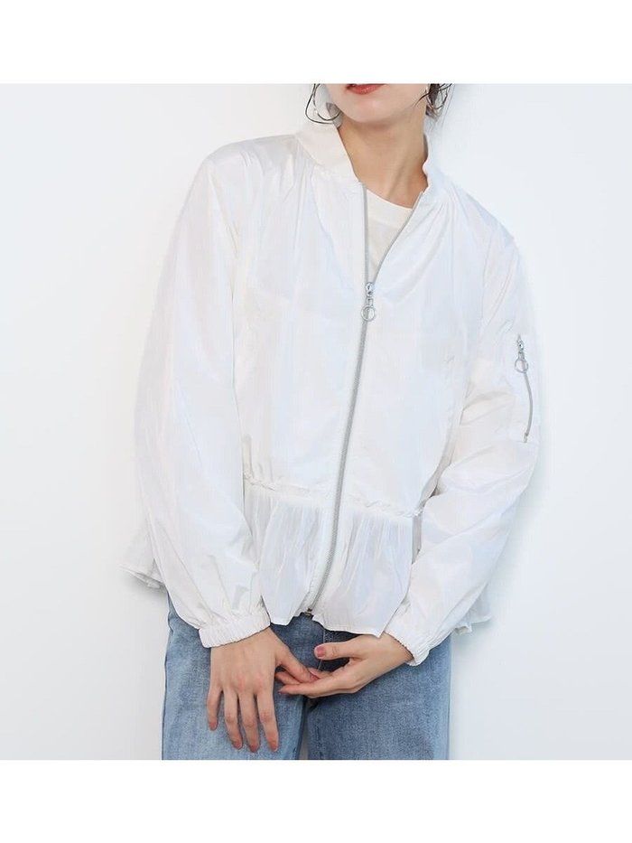 【ヴァン/Vin】のフロントジップナイロンペプラムジャケット インテリア・キッズ・メンズ・レディースファッション・服の通販 founy(ファニー) https://founy.com/ ファッション Fashion レディースファッション Fashion for Women アウター Coat / Outerwear Collection レディースジャケット・軽アウター Jackets ギャザー Gathered, Ruffled ポケット Pocket, Pocket Detail ロング Long, Long-Length |ID: prp329100004496424 ipo3291000000032661073
