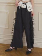 【ファーファー/FURFUR】のカットワーク刺繍リボンパンツ 人気、トレンドファッション・服の通販 founy(ファニー) ファッション Fashion レディースファッション WOMEN パンツ Pants ショート Short スリット Slit トレンド Trend リボン Ribbon リラックス Relax ワーク Work thumbnail BLK[009]|ID: prp329100004496432 ipo3291000000031719974