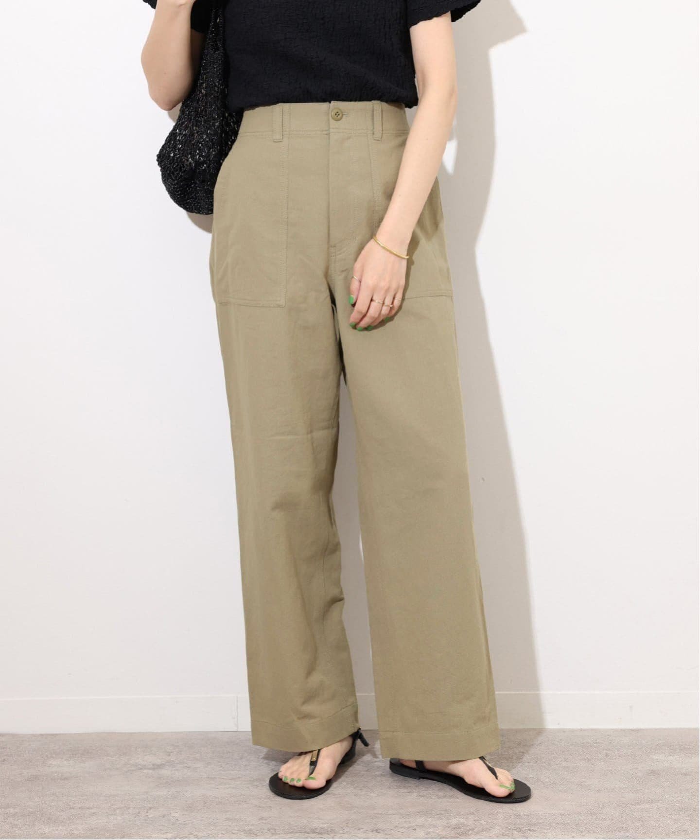 【ジャーナルスタンダード レリューム/JOURNAL STANDARD relume】の《追加 》コットンリネンツイルベイカーパンツ インテリア・キッズ・メンズ・レディースファッション・服の通販 founy(ファニー) 　ファッション　Fashion　レディースファッション　WOMEN　パンツ　Pants　2025年　2025　2025春夏・S/S　Ss,Spring/Summer,2025　カーキ A|ID: prp329100004496457 ipo3291000000031720338
